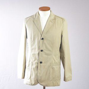 Banana Republic Men's Coat Jacket Cotton Beige M